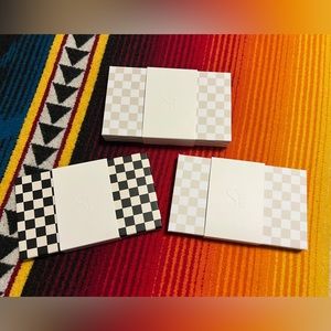 Seint Palette size 4 Blanc Damier-tan checkered NWT